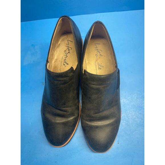 Life Stride Velocity 2.0 Zora Black Booties Women Size 8.5 M Wedge Comfort Shoes - Picture 3 of 10